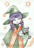 Little Witch and Her Cat
